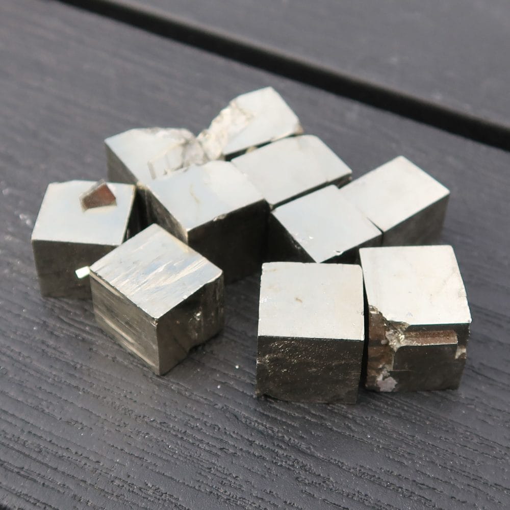 cubic pyrite crystals from spain