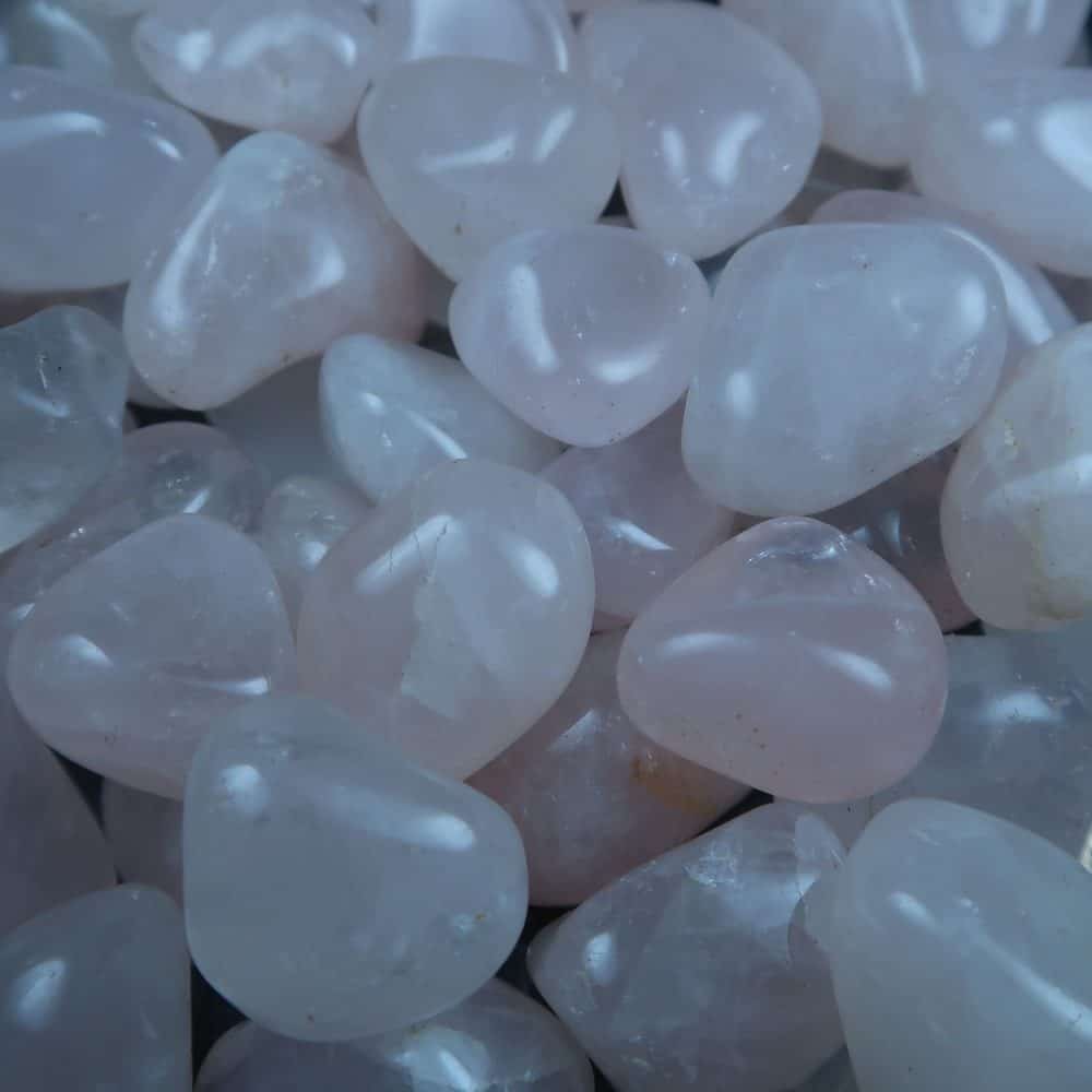 rose quartz tumblestones