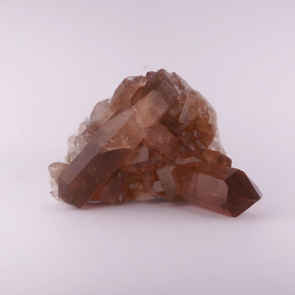 quartz crystal clusters (smoky)