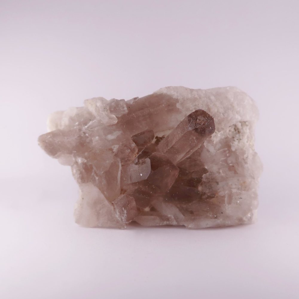 quartz crystal clusters (smoky)