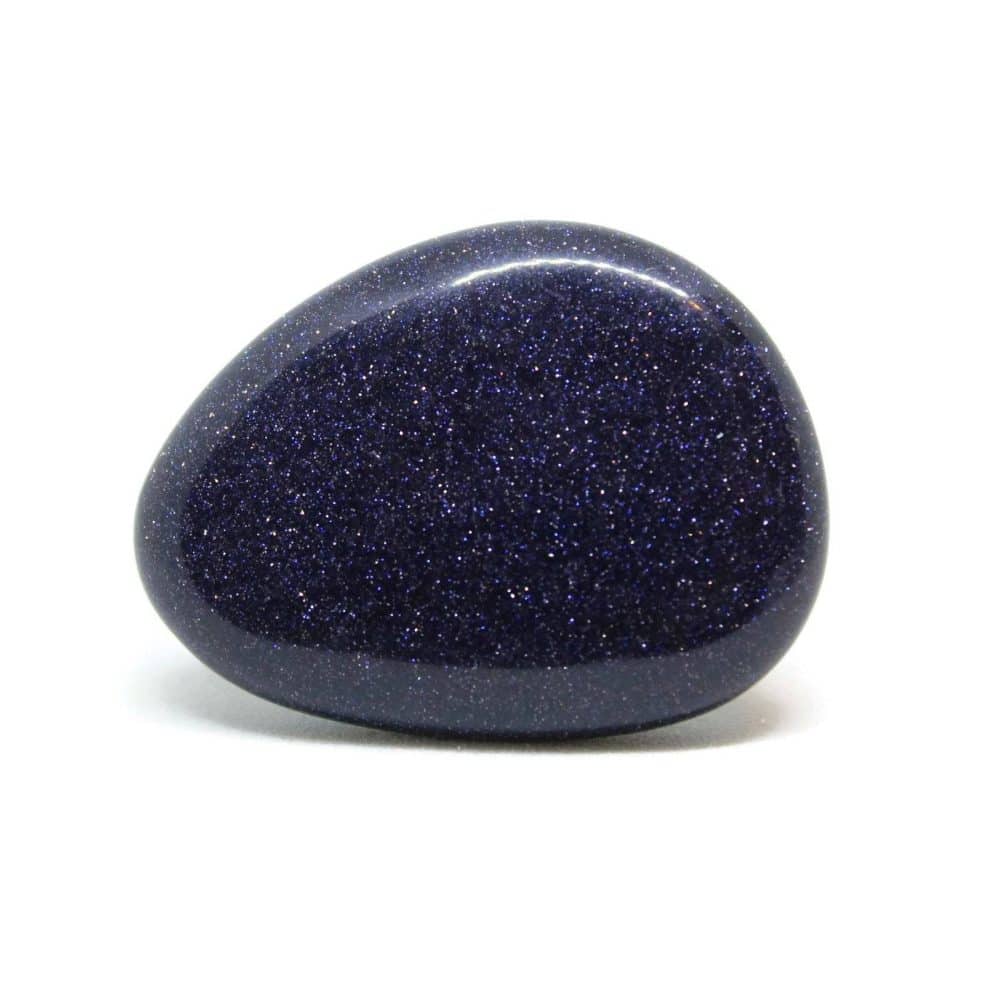 Blue Goldstone Palmstones Crystal Healing