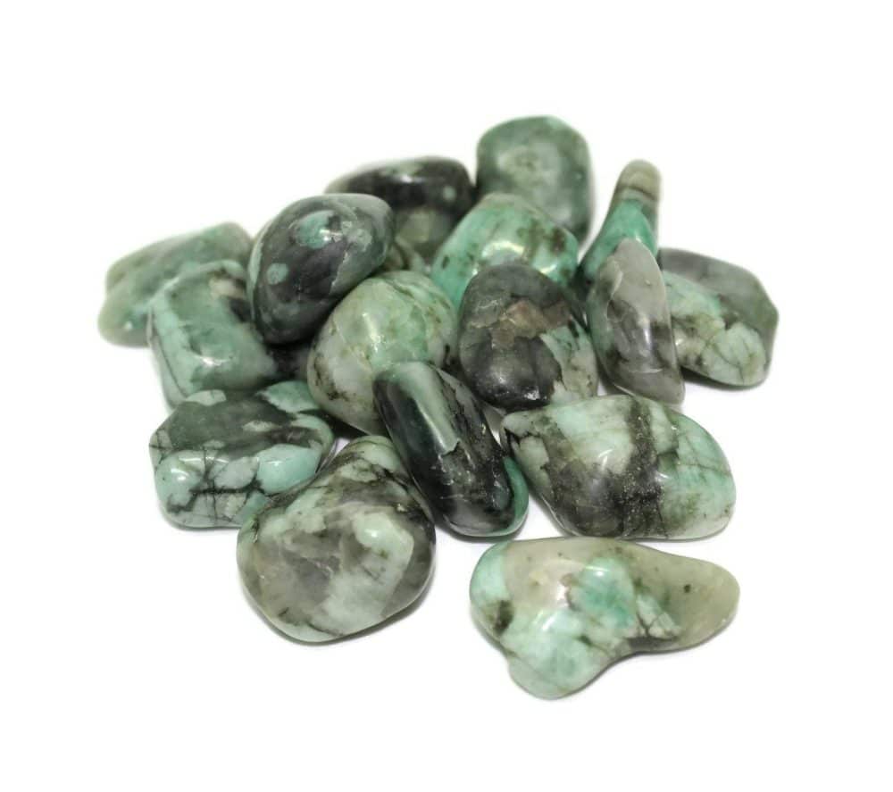 Tumbled Emerald pieces