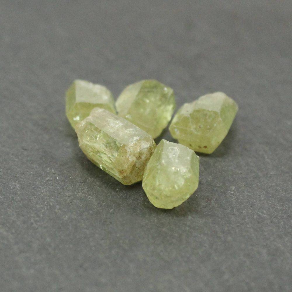 green apatite crystals 8909