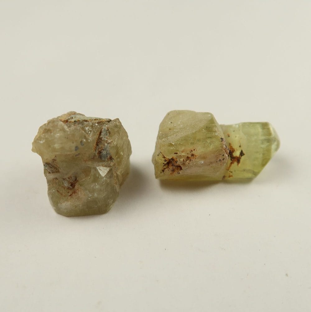 apatite specimens (green)