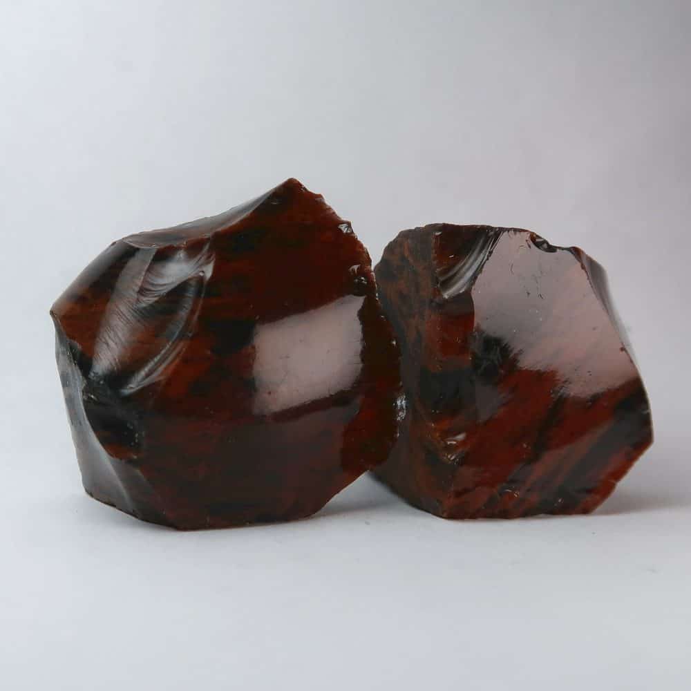 obsidian specimens / rough (mahogany)