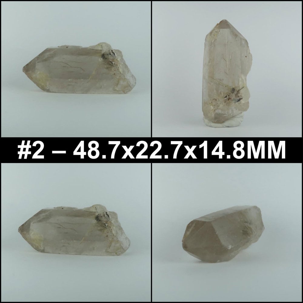 quartz specimens / rough (rutilated)