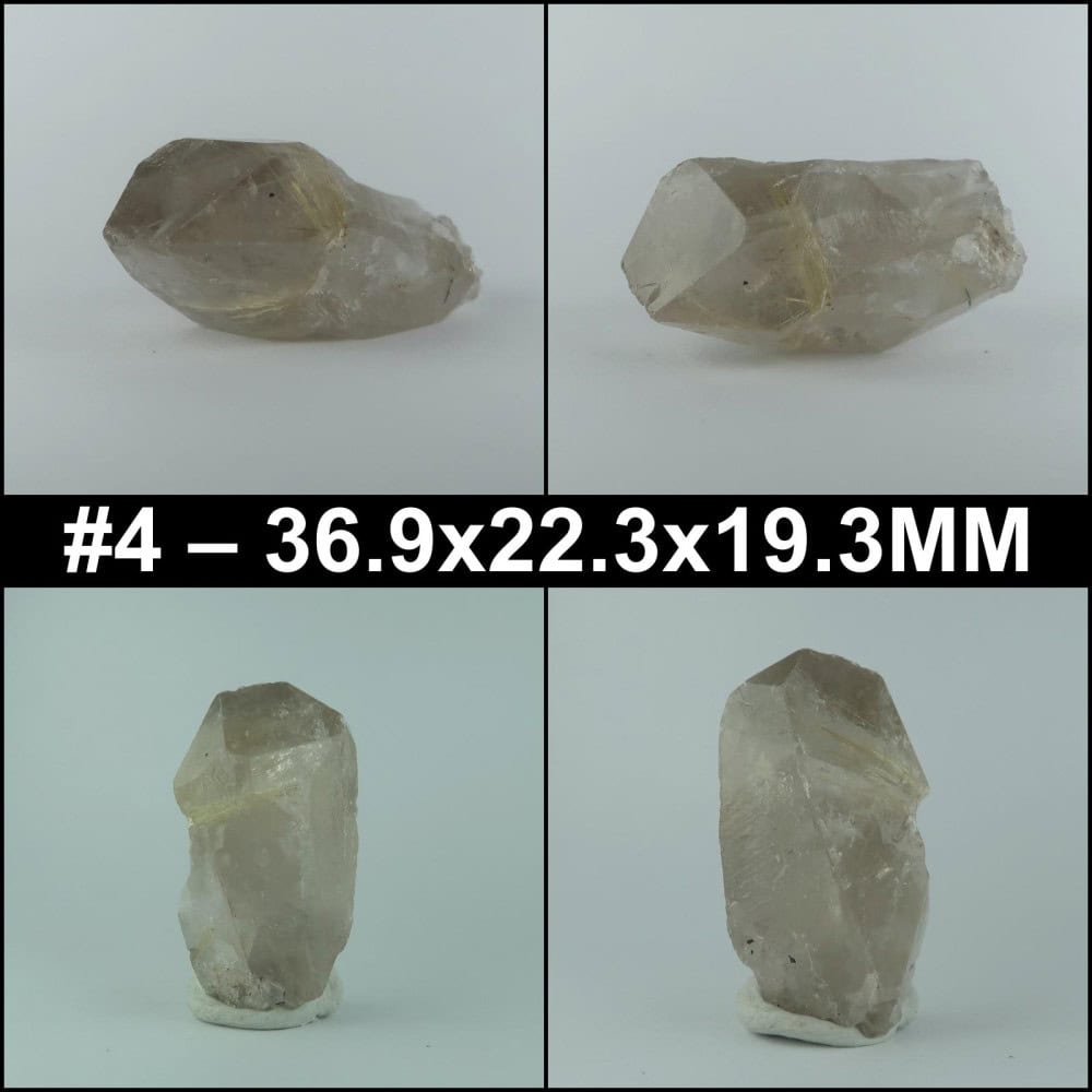 quartz specimens / rough (rutilated)