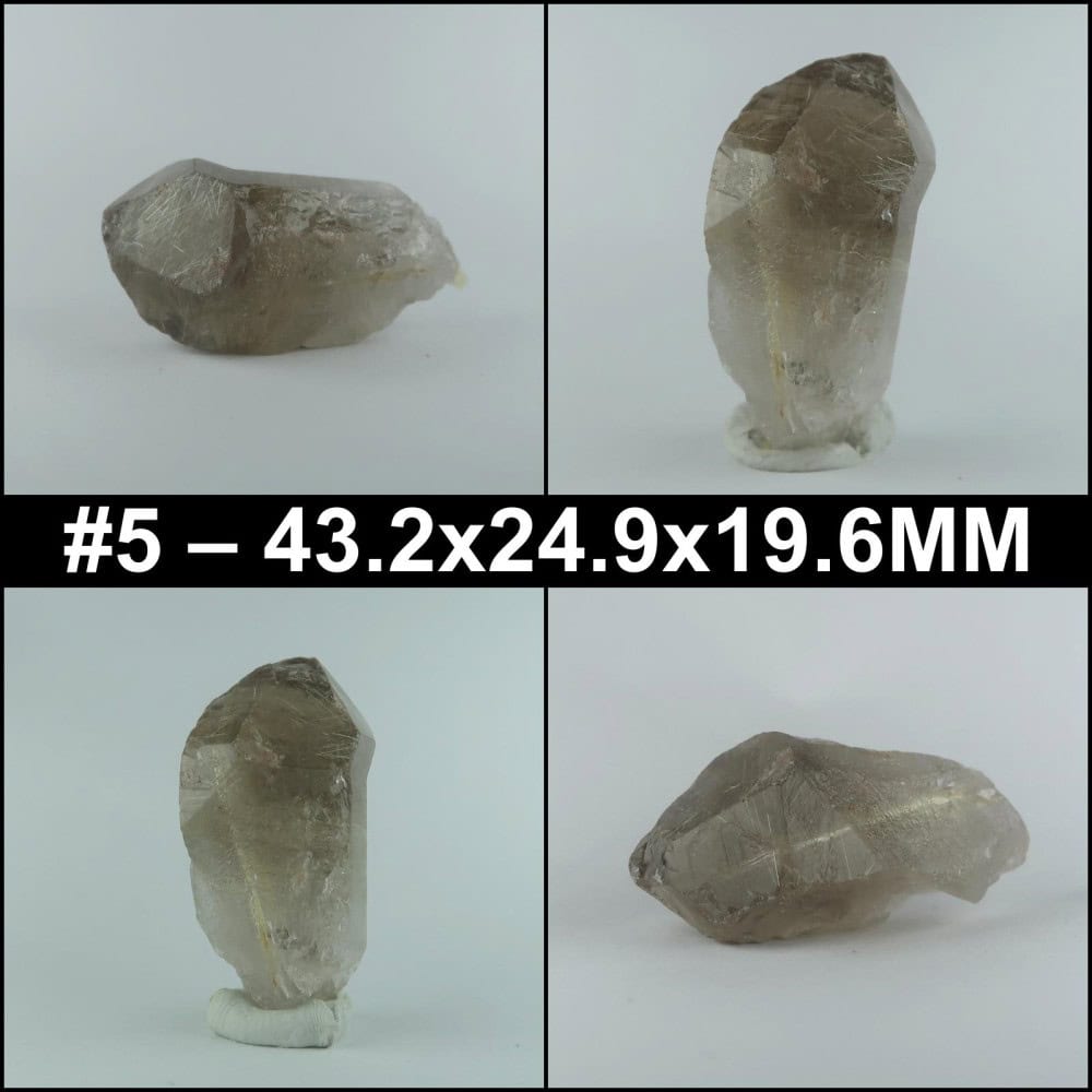 quartz specimens / rough (rutilated)