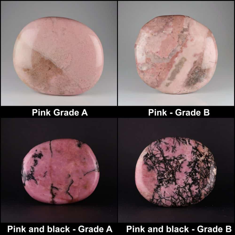rhodonite palmstones