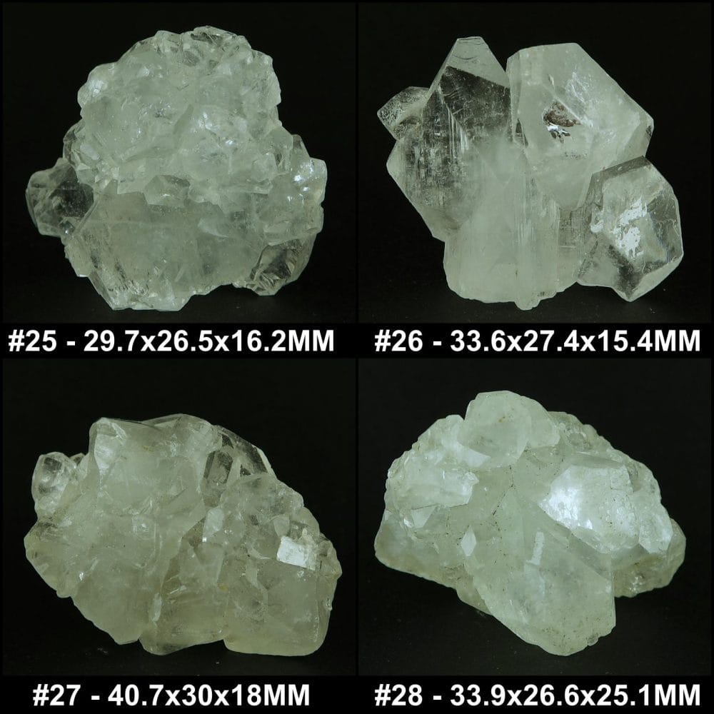 apophyllite crystal clusters