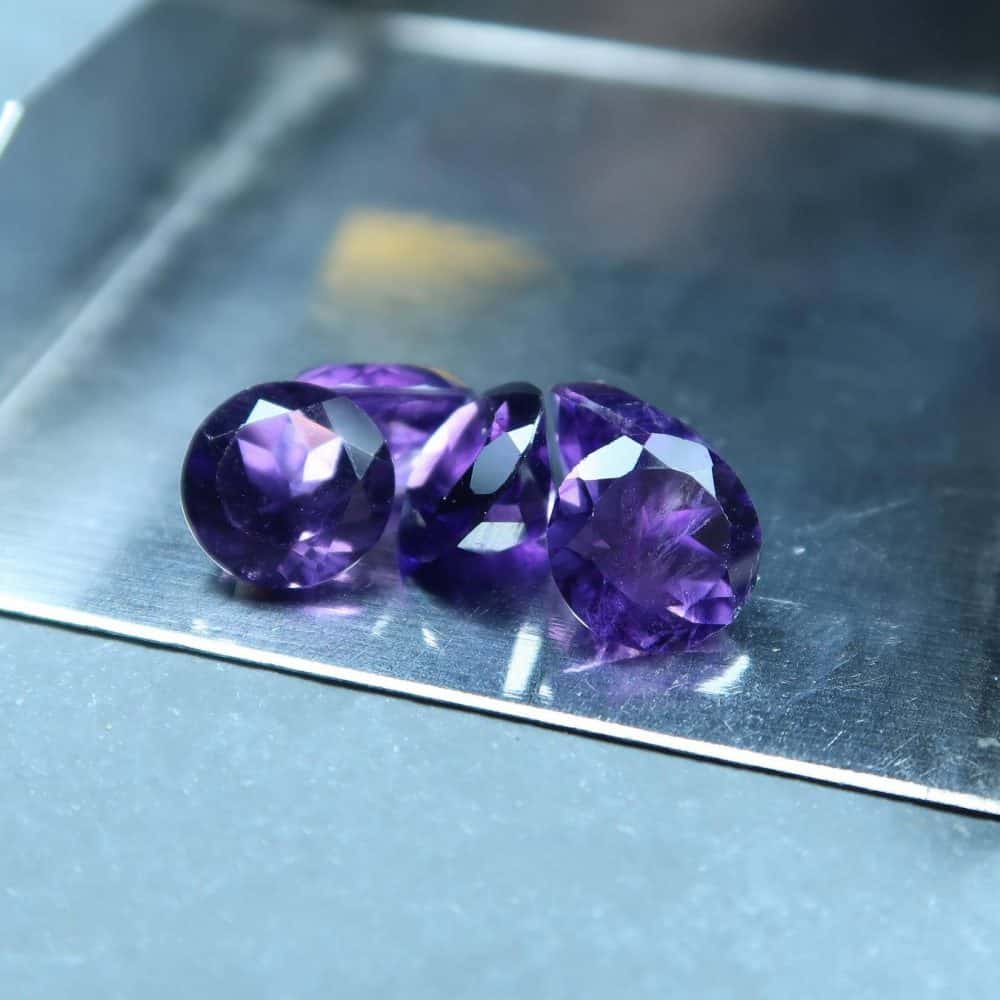 Faceted Amethyst For Jewellery Making