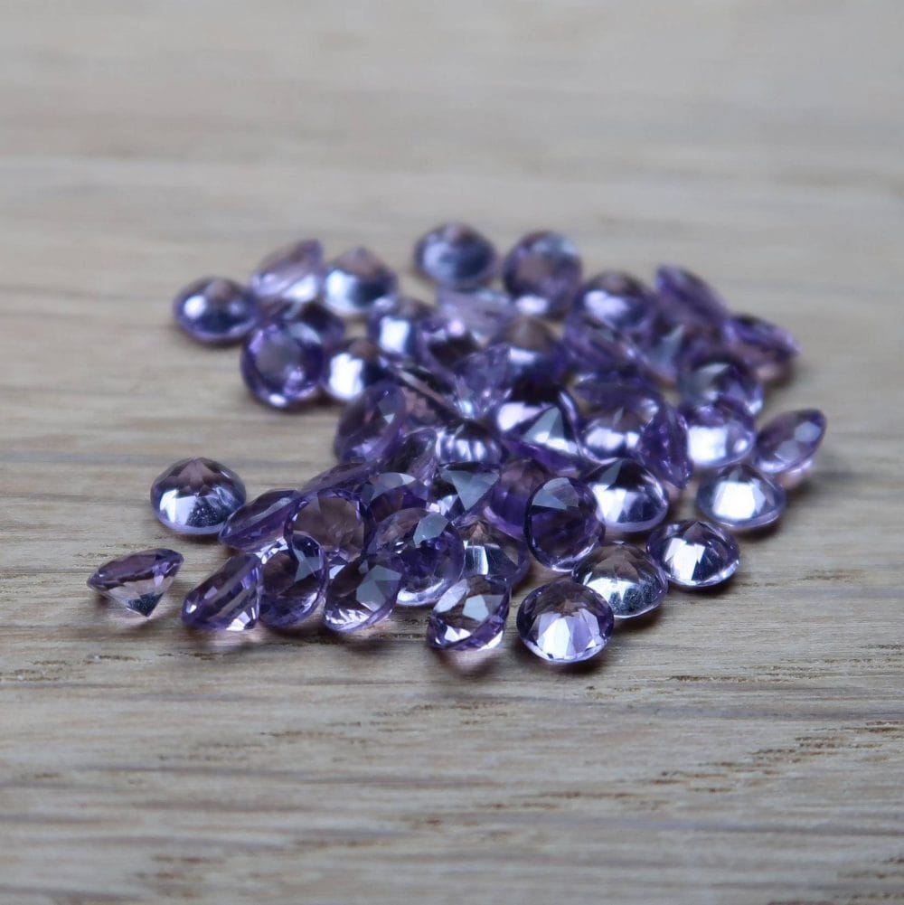 faceted amethyst for jewellery making 3