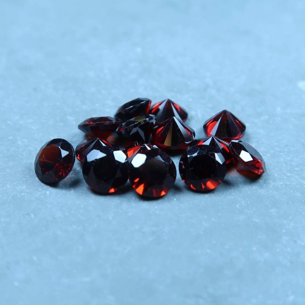 Faceted Garnet For Jewellery Making 2