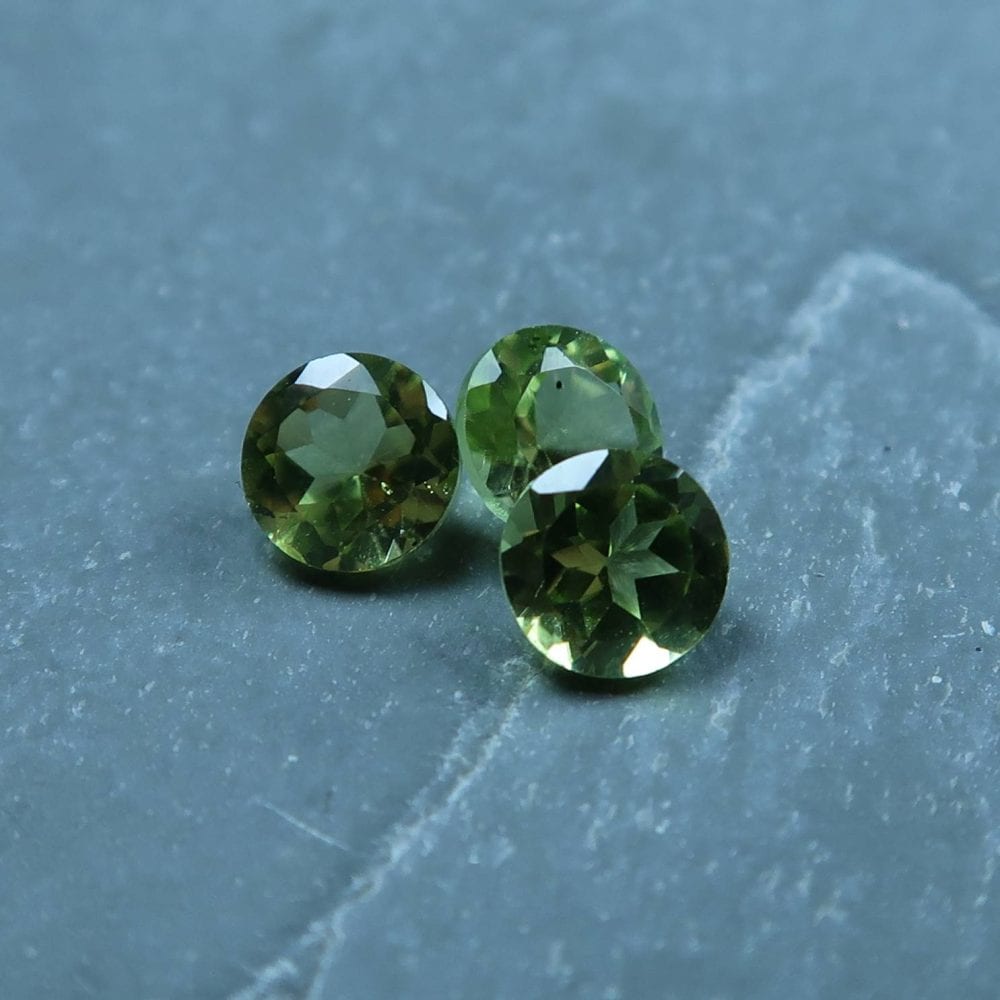 Faceted Peridot For Jewellery Making