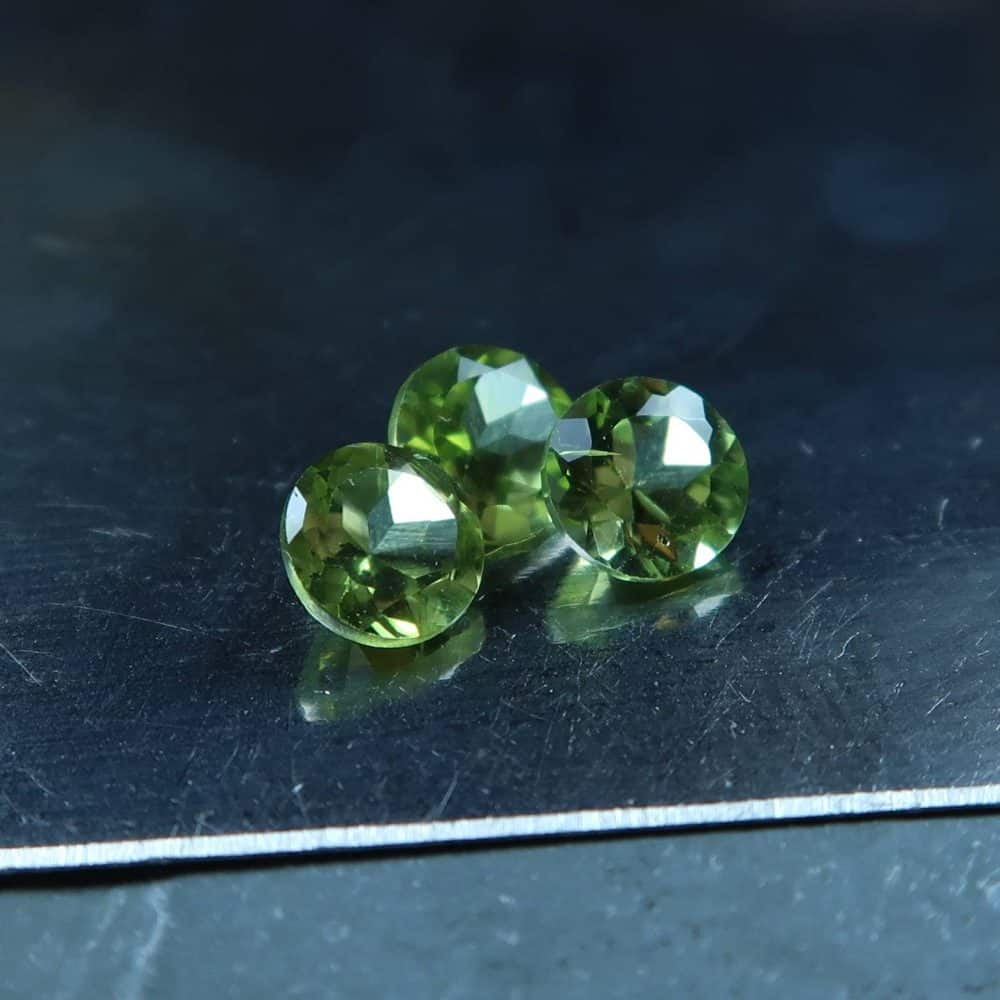 Faceted Peridot For Jewellery Making 5