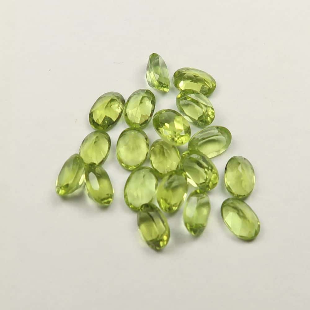 faceted peridot from hebei china
