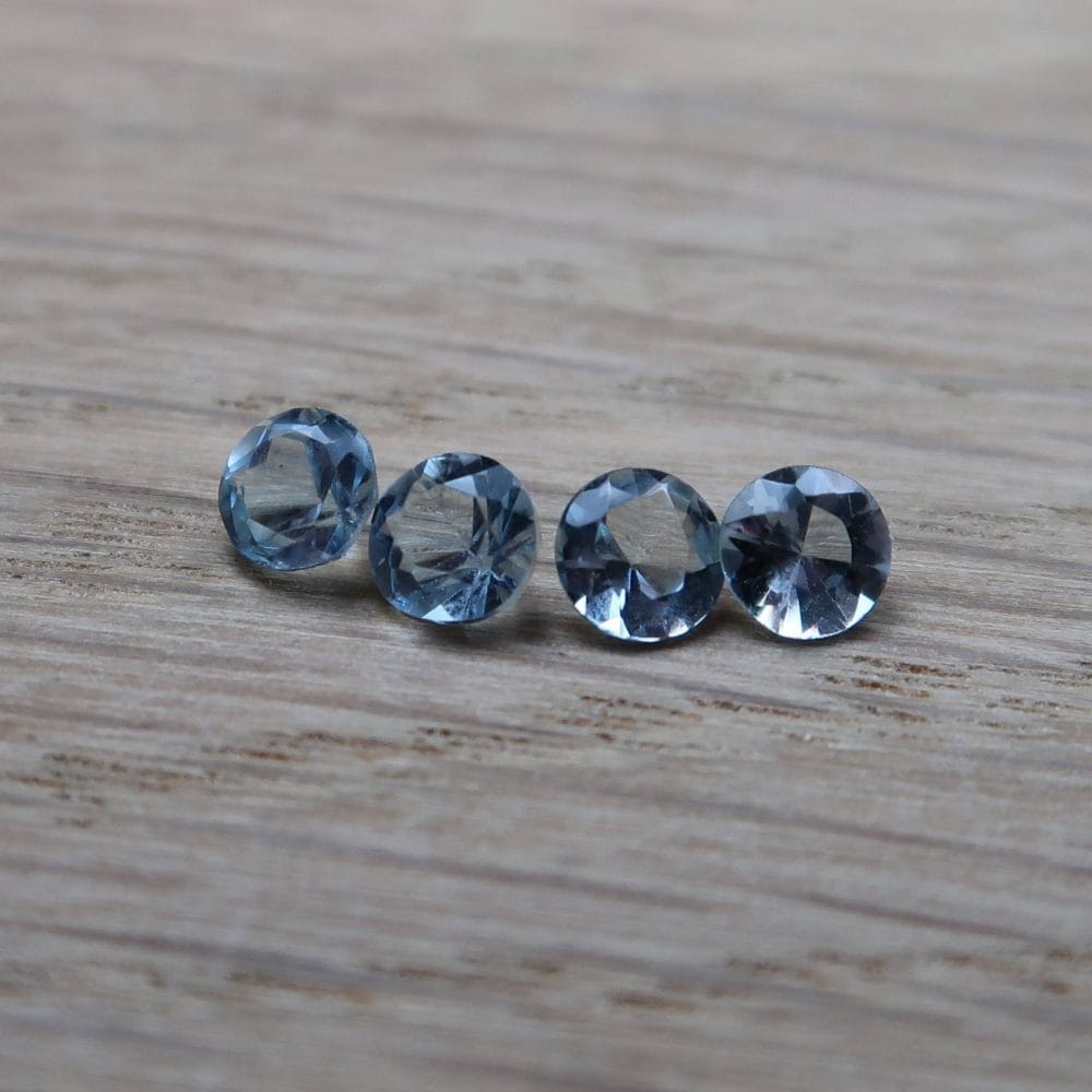 faceted aquamarine for jewellery making