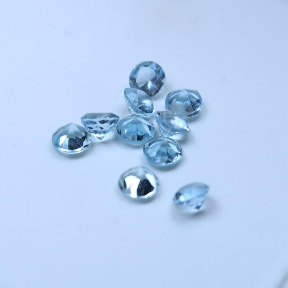faceted aquamarine for jewellery making 2