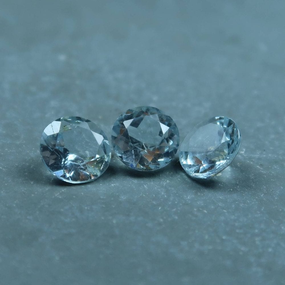 Faceted Aquamarine For Jewellery Making 4