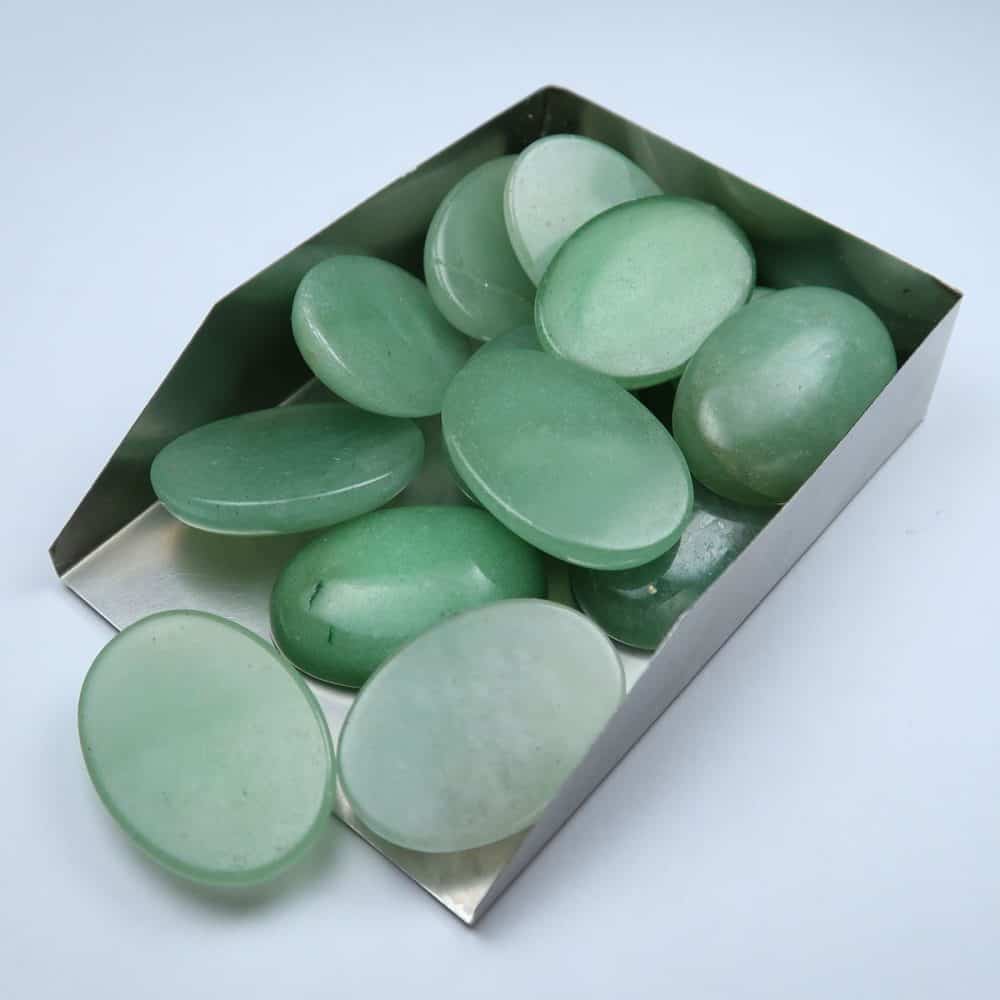 green aventurine cabochons for jewellery making 4
