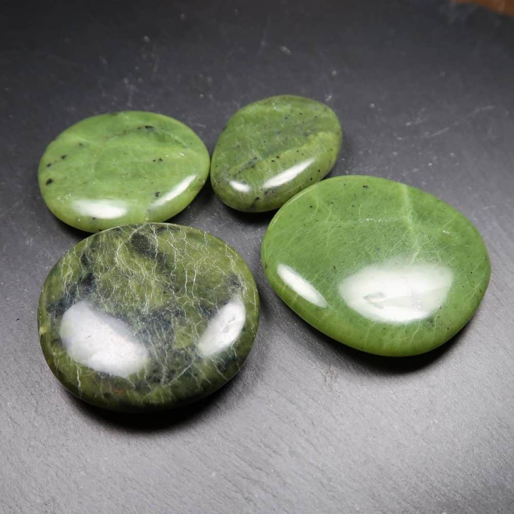Nephrite Jade Palmstones (2)