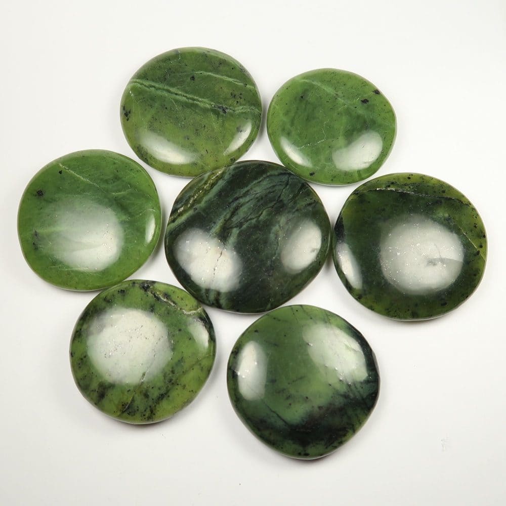 nephrite jade palmstones thumbstones