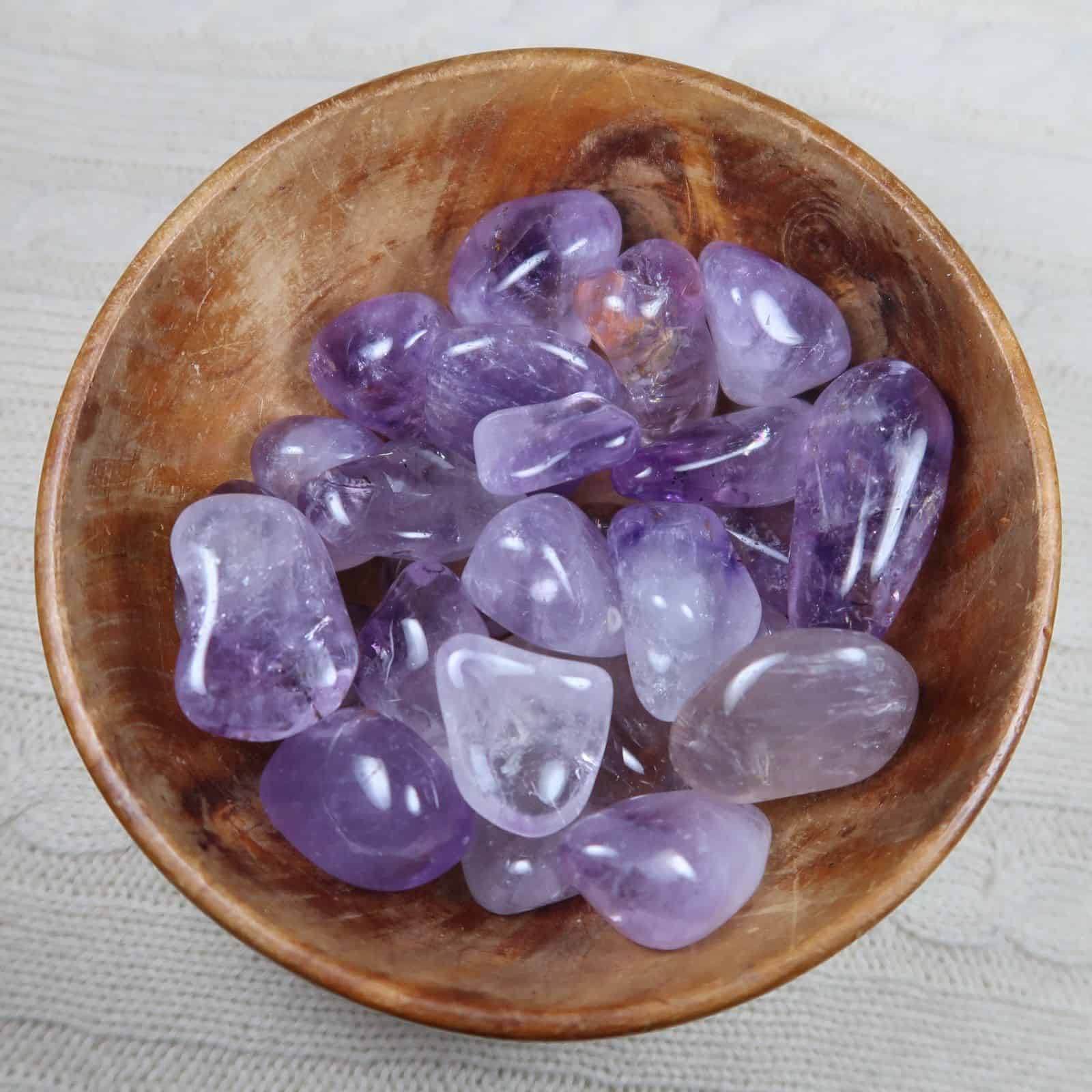 Tumbled Amethyst - Buy Amethyst tumblestones online - Crystal Healing