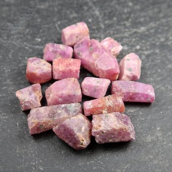 ruby crystal specimens from tanzania grade a