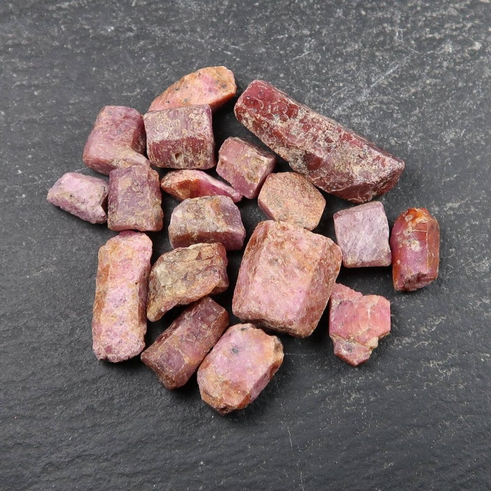 ruby crystal specimens from tanzania grade b 2