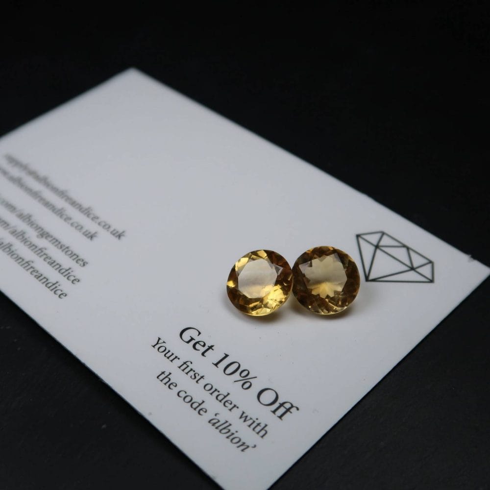 Faceted Citrine For Jewellers