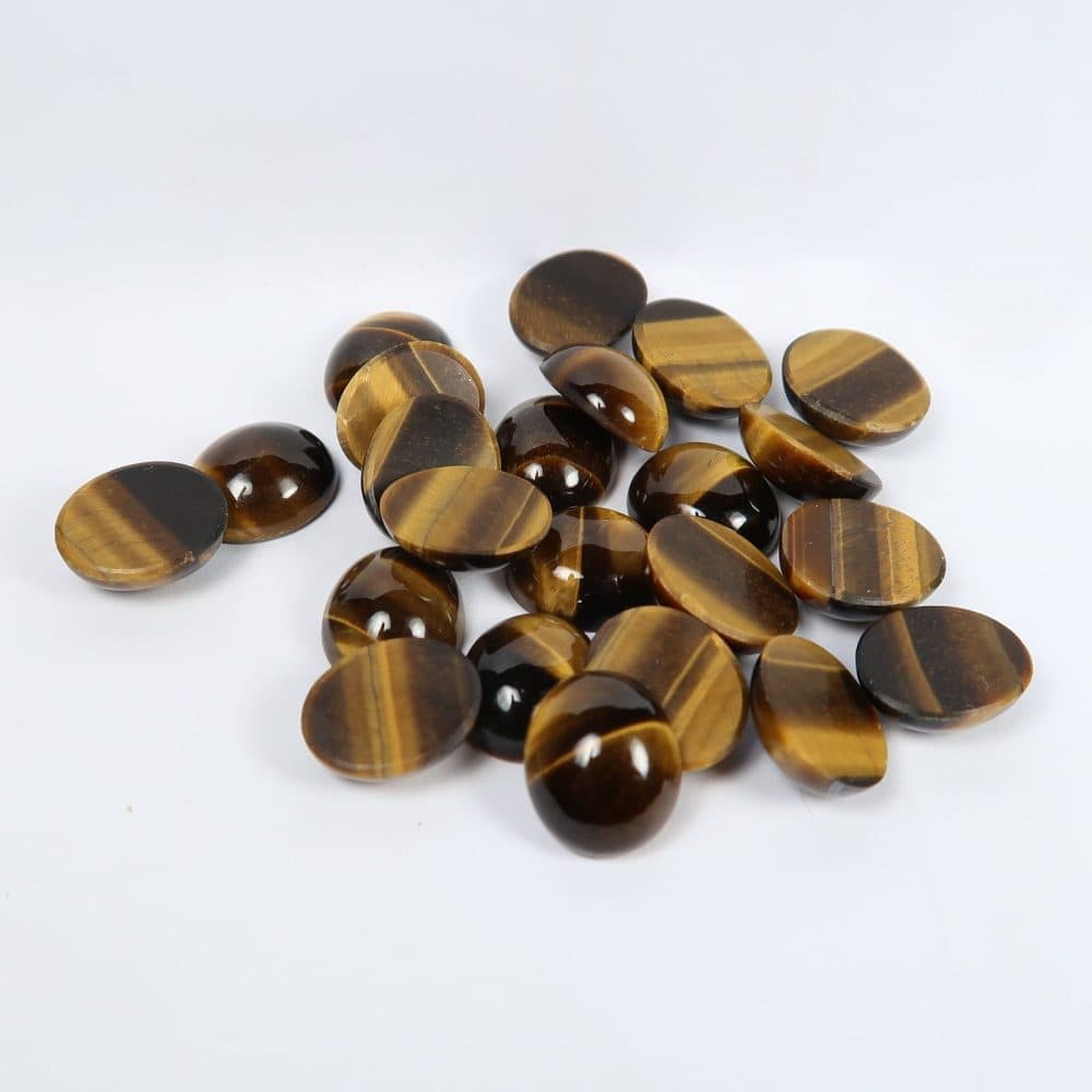 golden tigers eye cabochons for jewellery making