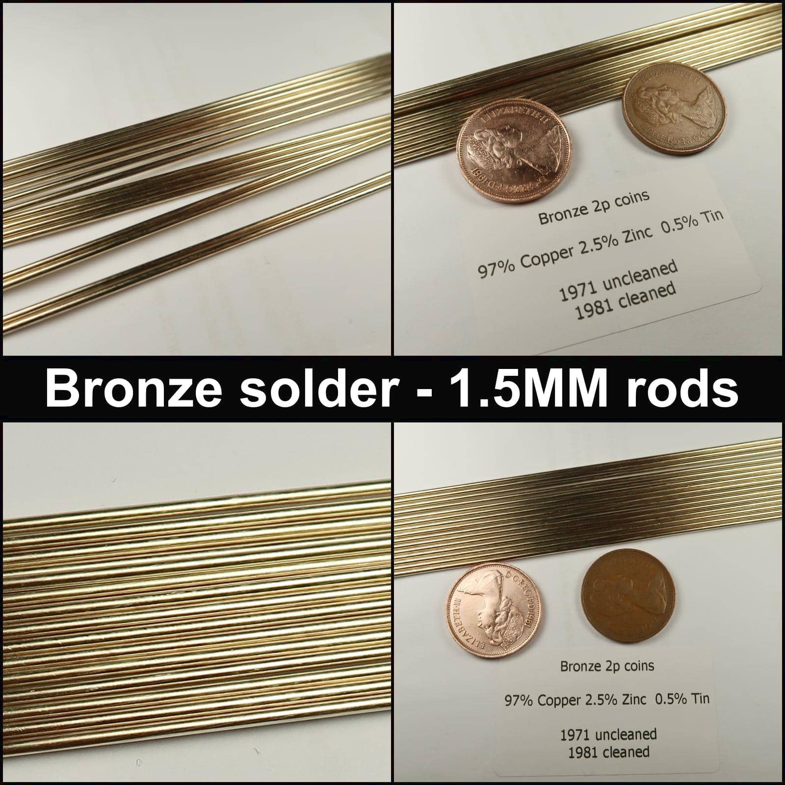 Jewellers Solder - Brass, Bronze and Copper Solder - UK