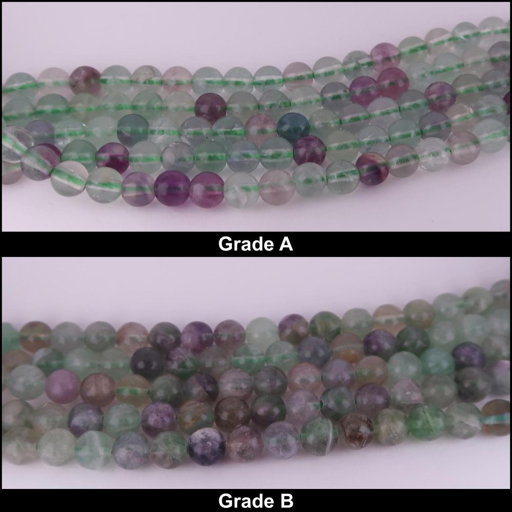 fluorite bead strands