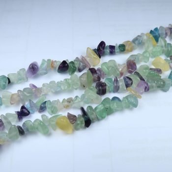 fluorite chip bead strands for jewellery making