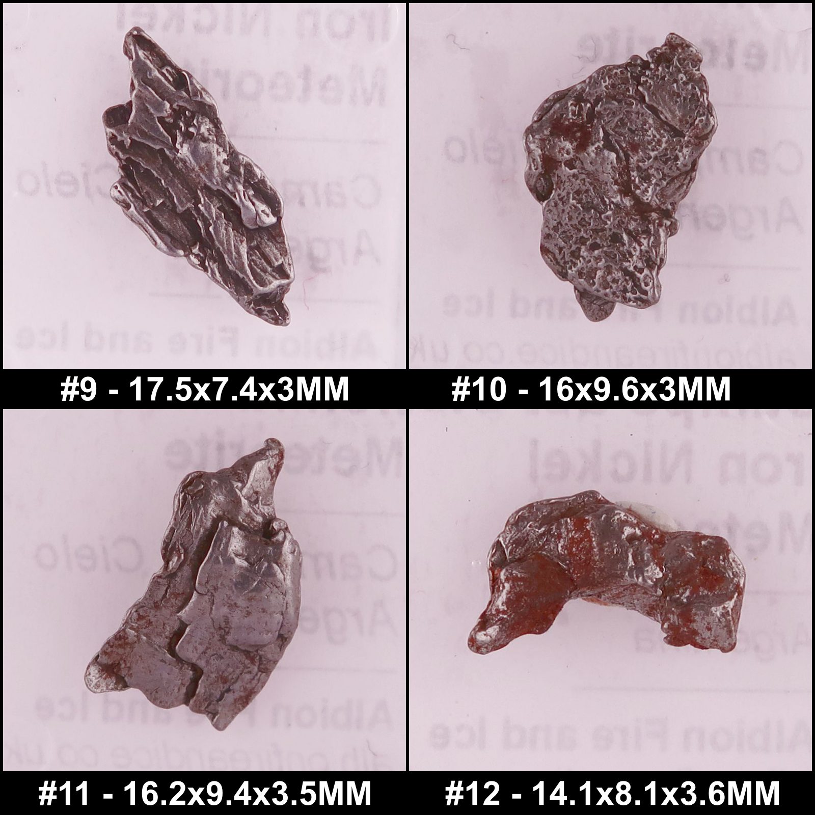 campo del cielo meteorite specimens