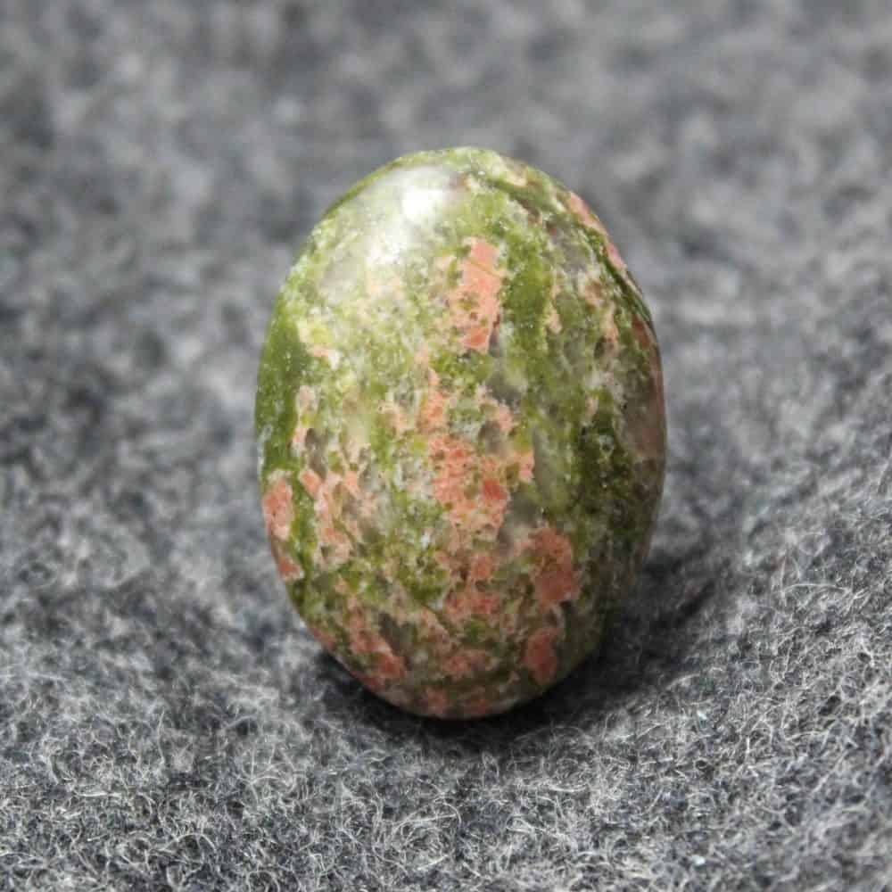 pink and green unakite cabochons for jewellery making 4