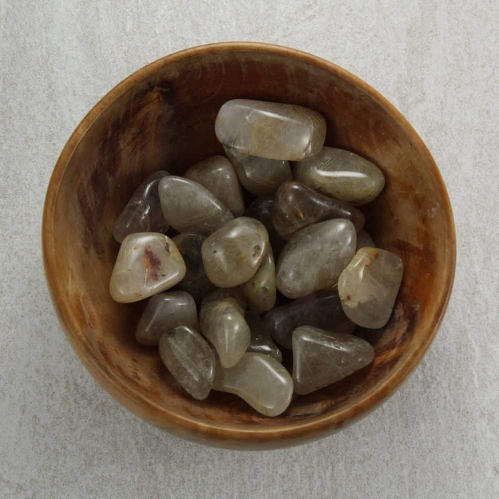 Rutilated Quartz Tumblestones
