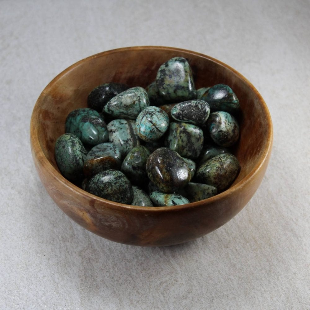 Tumbled African Turquoise Tumblestones