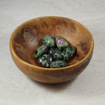 Ruby in Zoisite Tumblestones, also known as tumbled Ruby in Zoisite pieces.