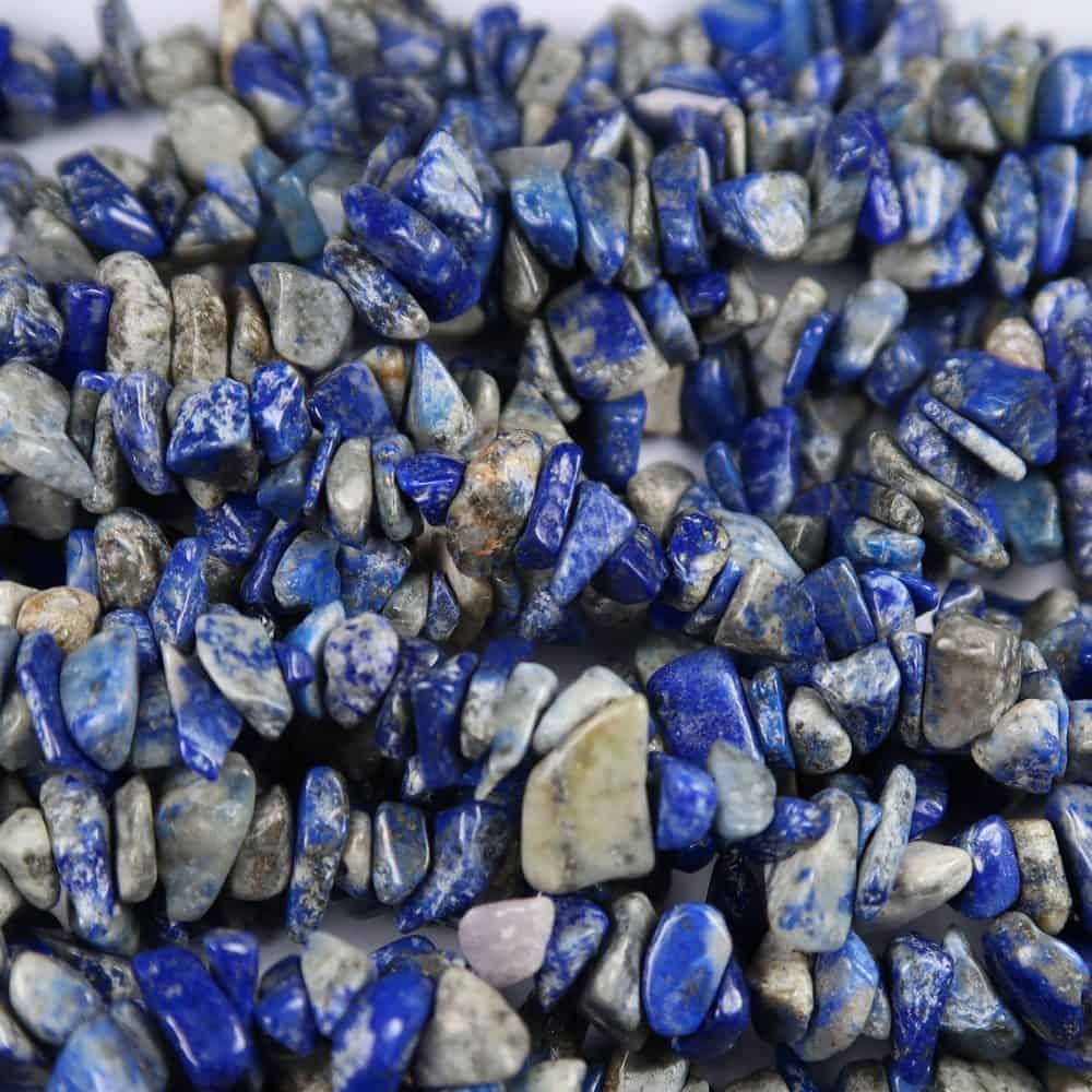 dyed lapis lazuli chip bead strands for jewellery making 3