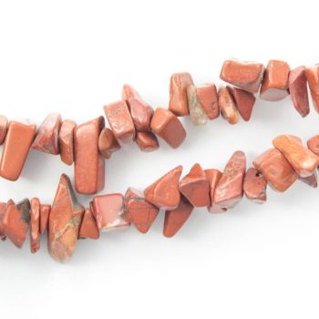 Red Jasper Chip Beads on string