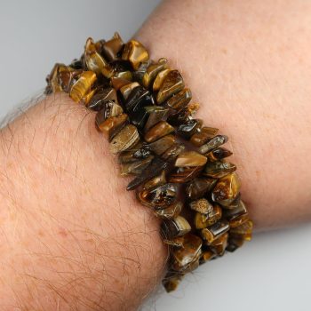 golden tigers eye chip bead bracelets 5