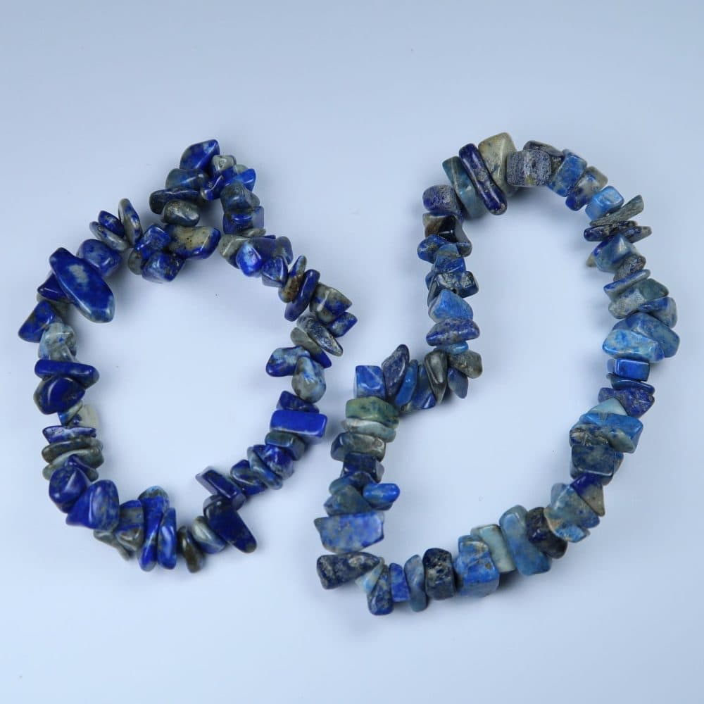 lapis lazuli chip bead bracelets 3