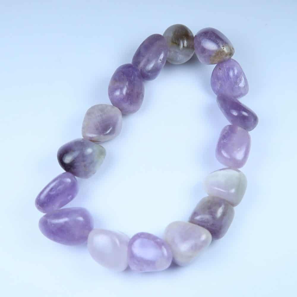 purple amethyst nugget bracelets