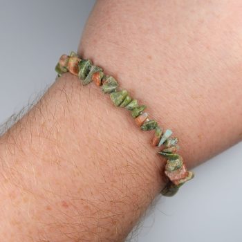 unakite chip bead bracelets 2