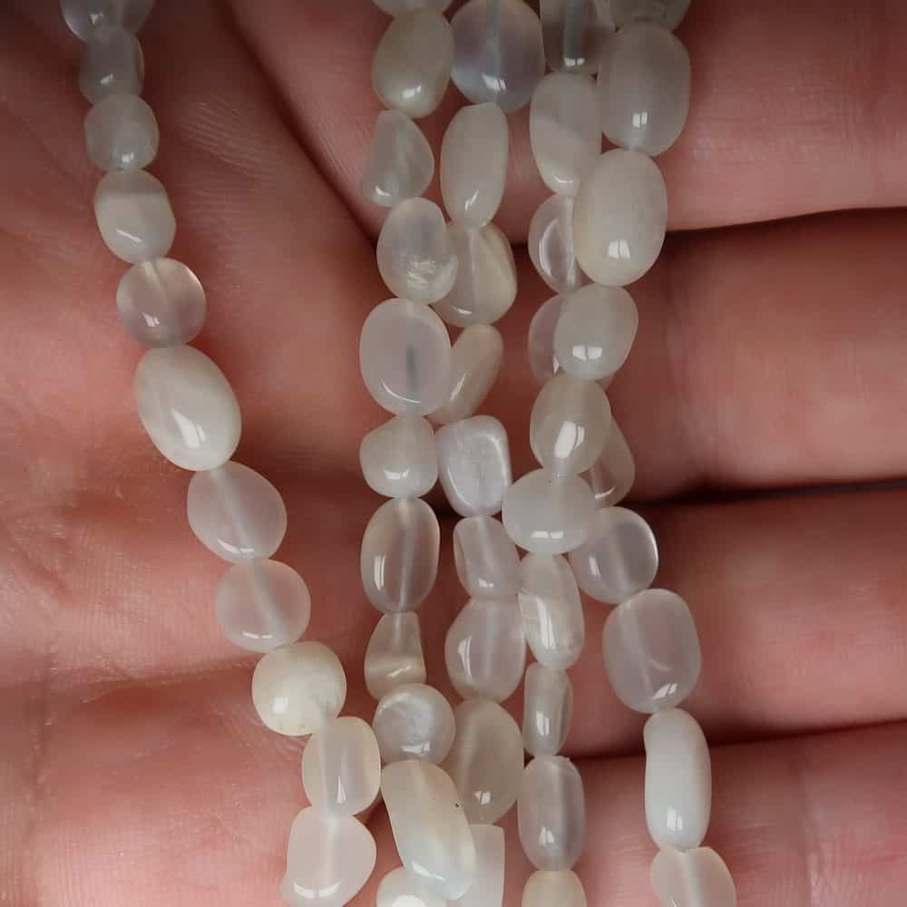moonstone bead strands