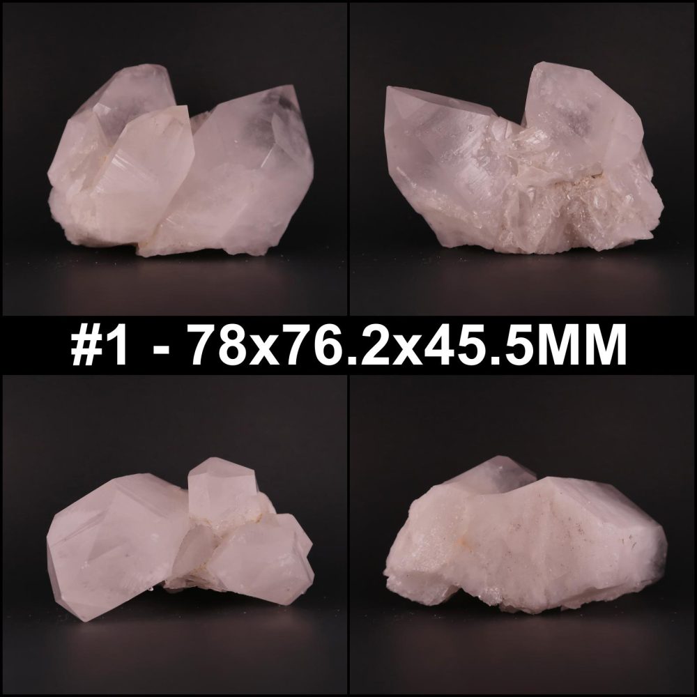 quartz clusters (clear & milky quartz / rock crystal)