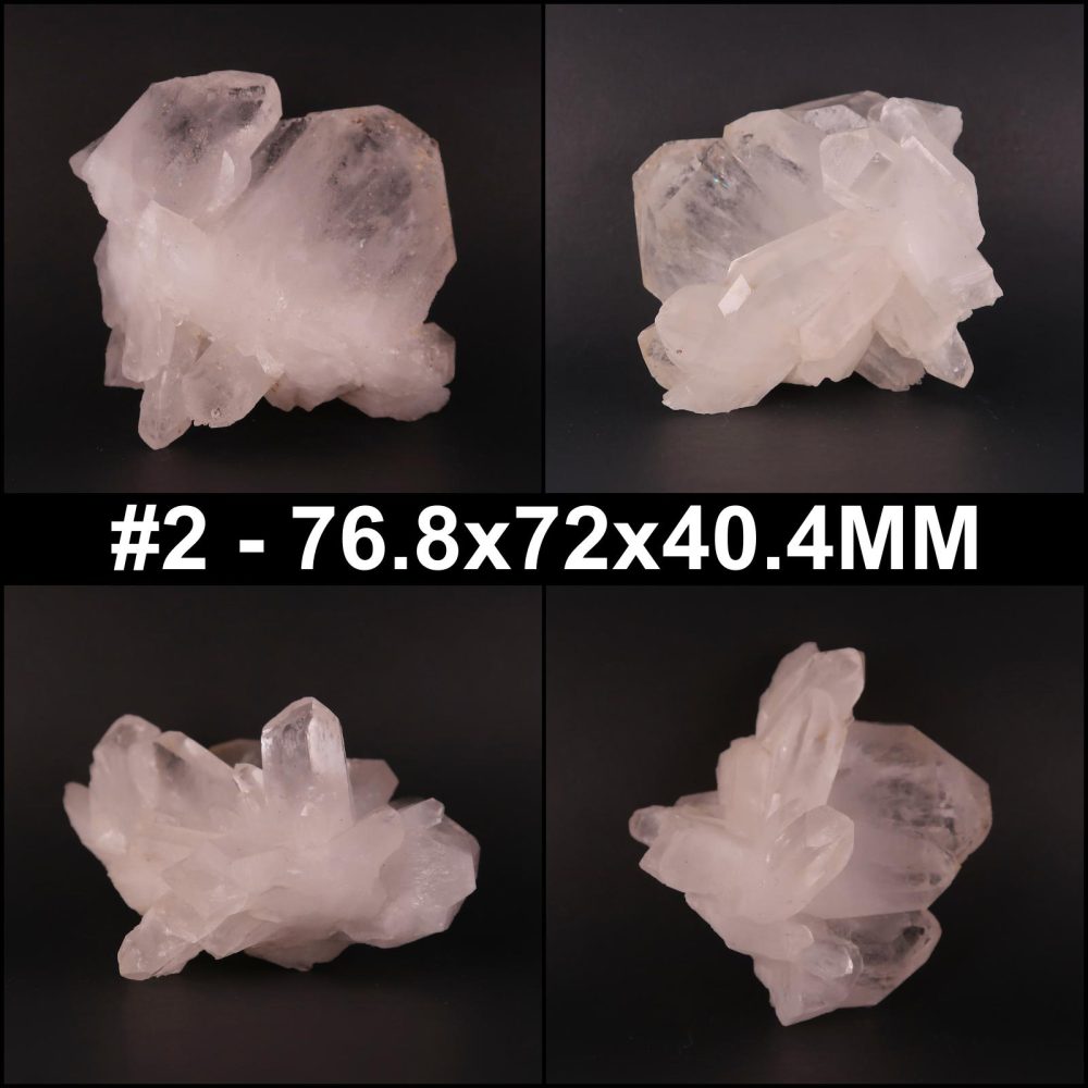 quartz clusters (clear & milky quartz / rock crystal)