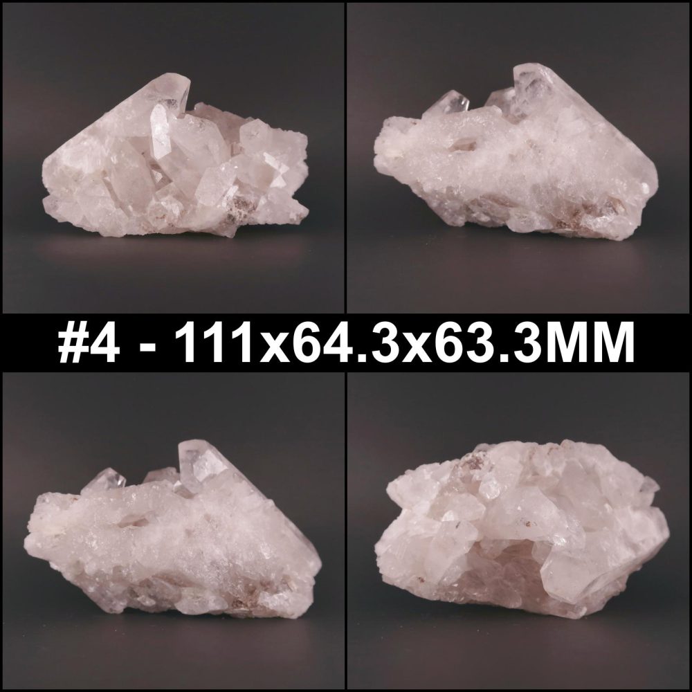 quartz clusters (clear & milky quartz / rock crystal)