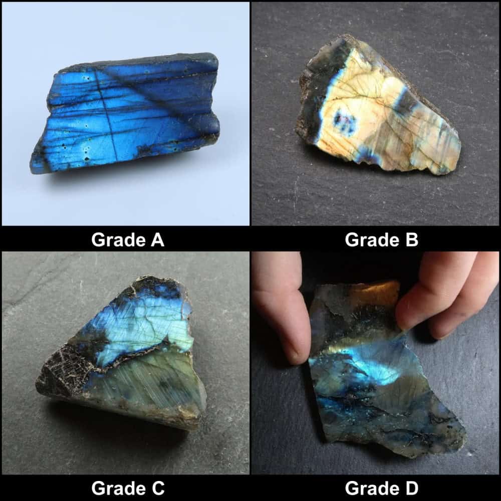 labradorite polished slices